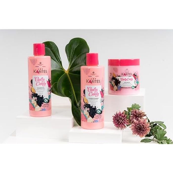 Les Karites Only Curly Hair Mask for Curl Enhancement and Anti-Frizz Control 475 ml - Image 4